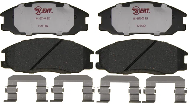 EHT864AH – R/M BRAKES Brake Pad, OE Replacement Hybrid Technology With Hardware